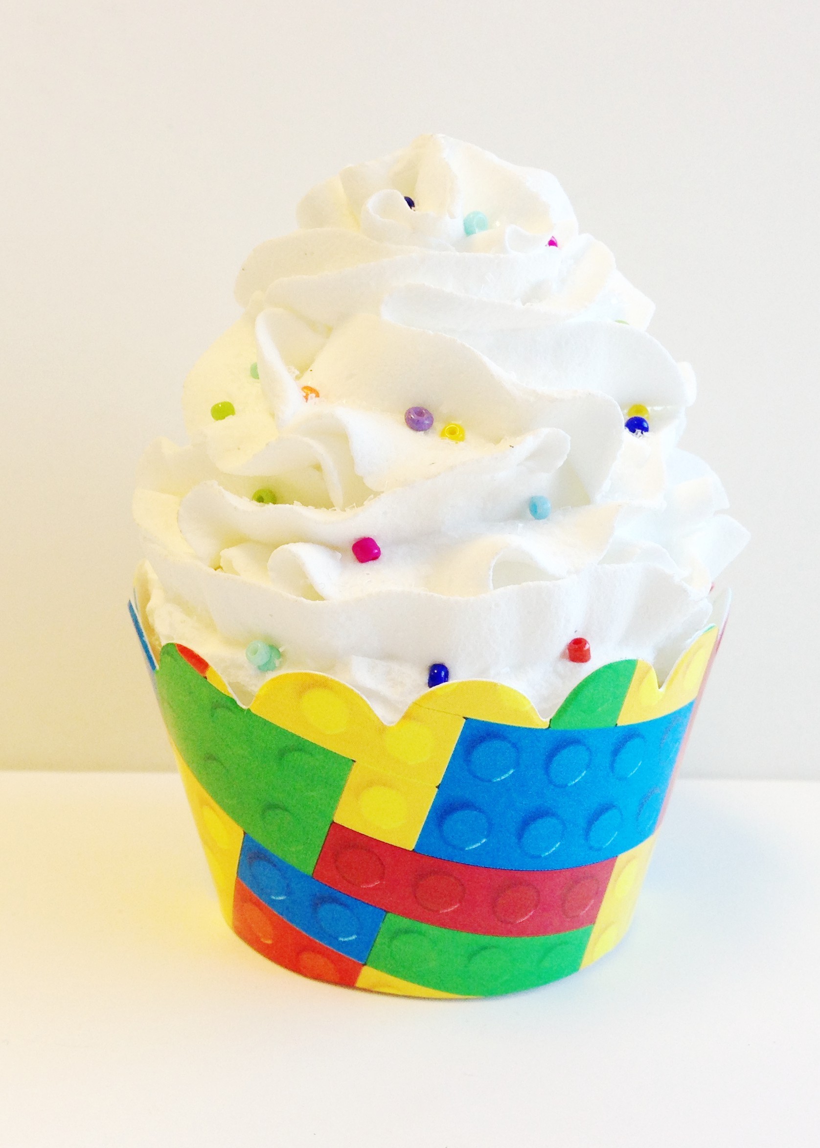 Lego Inspired Building Blocks Cupcake Wrappers