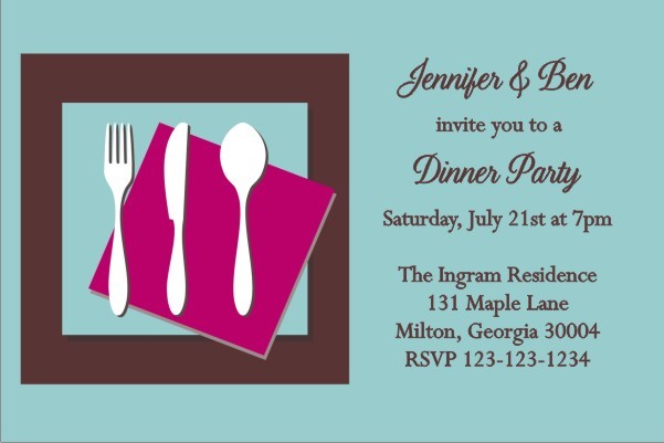 Dinner Party Invitation