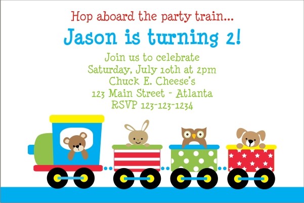 Train Invitations 2