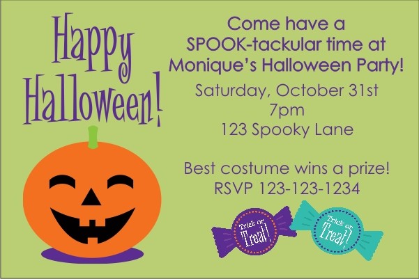 Halloween Party Invitation