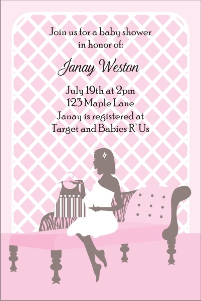 So Chic Baby Shower Invitation - Pink