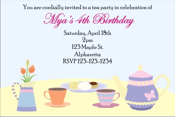 Tea Party Invitation