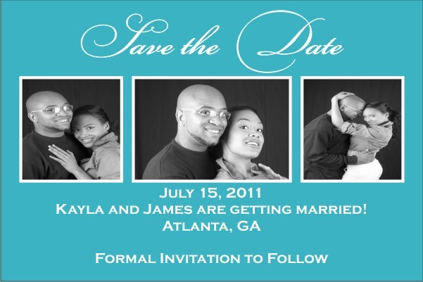 Save the Date Photo Invitation 3