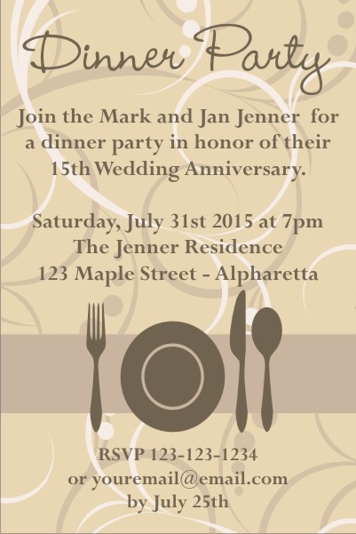 Dinner Party Invitation 2