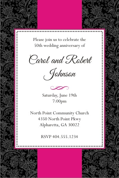 sophisticated floral invitation