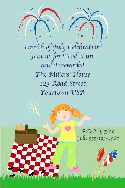Fourth of July Independence Day (July 4th) Invitation 2