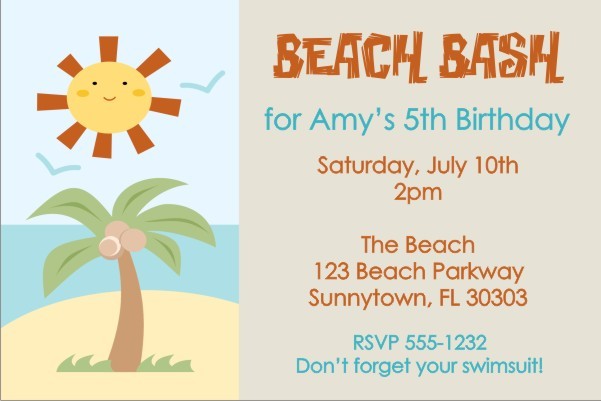 Beach Invitation 2