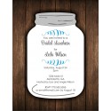 Mason Jar Die Cut Invitation - Bridal Shower or Any Occasion