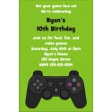 Playstation Xbox Video Game Invitation