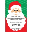 Ho Ho Ho Santa Holiday Christmas Party Invitation