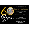 60 Years 60th Wedding Anniversary Photo Invitation