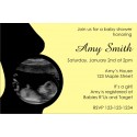 Baby Shower Invitation with Ultrasound Sonogram Photo ALL COLORS