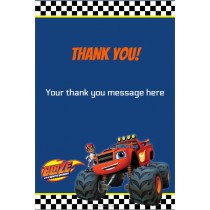 Blaze and The Monster Machines Thank You Card