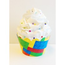 Lego Inspired Building Blocks Cupcake Wrappers