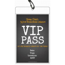 Vip Pass Invitation Template from www.personalizedpartyinvites.com