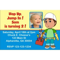 Handy Manny Photo Invitation