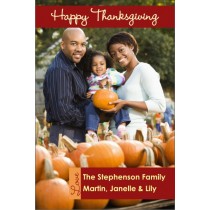 Happy Thanksgiving Photo Card