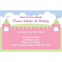 Princess Fairy Castle Invitations 2