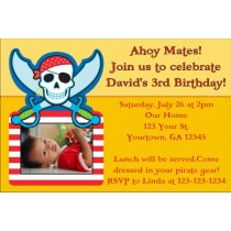 Pirate Photo Invitation