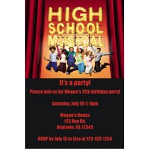 High School Musical Invitations