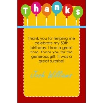 Shhh...It's a Surprise Party Thank You Cards