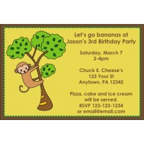 Monkey in a Tree Invitation