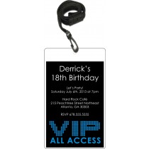 Clubland VIP Pass Invitation with Lanyard (More Colors)