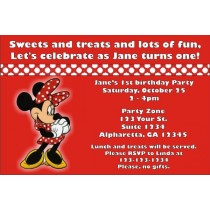 Minnie Mouse Invitations