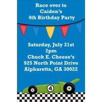 Race Car Invitation 3