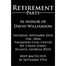 Retirement Party Invitation