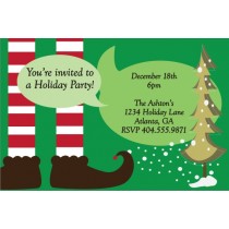 Santa's Helper Christmas Holiday Party Invitation