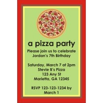 Pizza Party Invitation