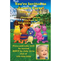 Backyardigans Photo Invitations