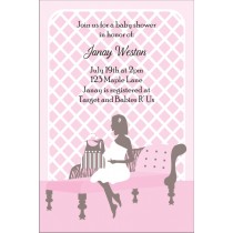 So Chic Baby Shower Invitation - Pink