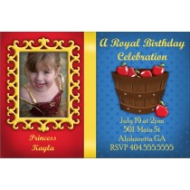 snow white party invitation