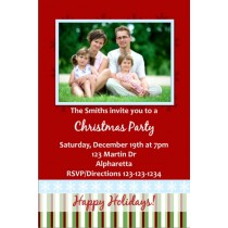 Christmas / Holiday Party Photo Invitation