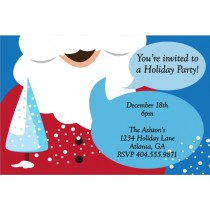 Santa's Beard Christmas Holiday Party Invitation