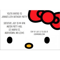 Hello Kitty Invitations - Classic Face