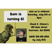 Dinosaur Photo Invitation - ALL COLORS