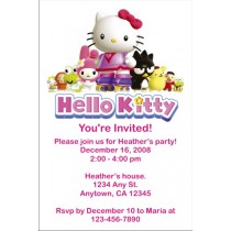 Hello Kitty Invitations