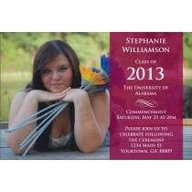 Graduation Photo Announcement Party Invitation