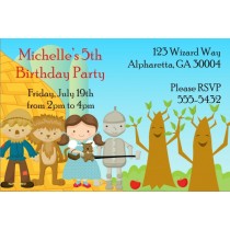 Wizard of Oz Invitation - Happy Trees