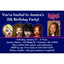 Bratz Photo Invitations