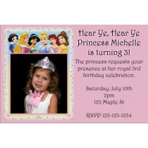 Princess Photo Invitation 3