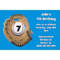 Baseball Glove Invitation