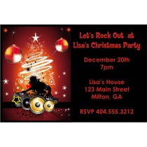 Christmas DJ Holiday Party Invitation