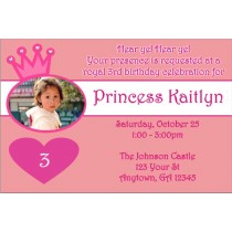 Princess Photo Invitations 2