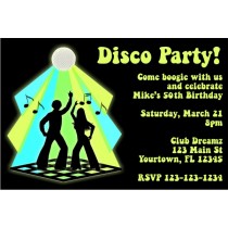 Disco Invitation