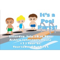 Pool Party Invitations