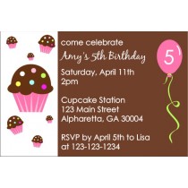 Cupcake Invitation